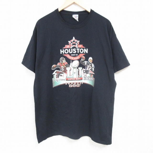 NFL アトランタファルコンズ 半袖Tシャツ アメフト ブラック XL | 古着