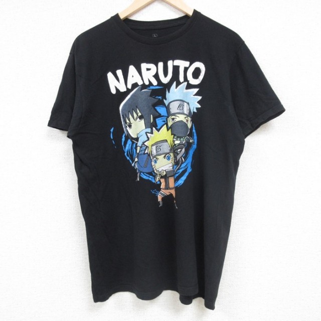 半袖Tシャツ NARUTO ブラック L | 古着