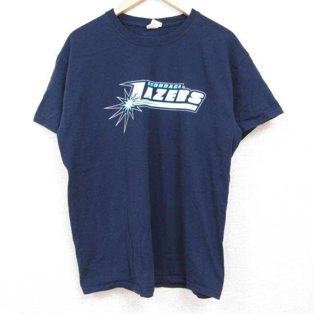 半袖Tシャツ LAZERS ネイビー L | 古着