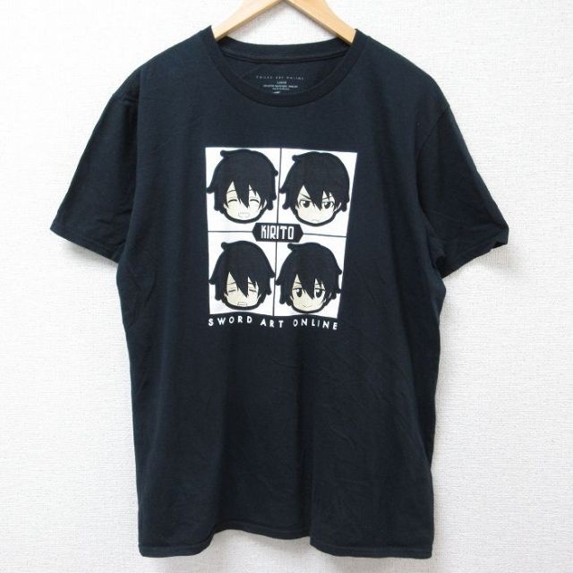 半袖Tシャツ ソードアートオンライン ブラック XL | 古着
