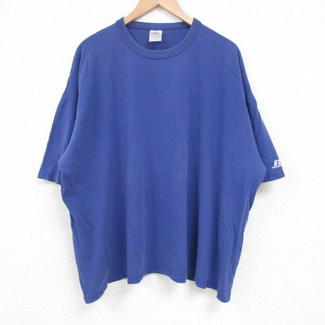 ラッセル 半袖Tシャツ ネイビー XL | 古着