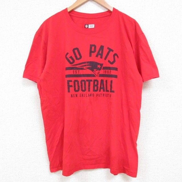 90s 半袖Tシャツ ニューイングランドペイトリオッツ レッド XL | 古着