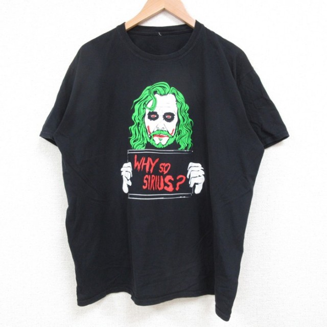 L★古着 半袖 Tシャツ メンズ WHY クルーネック 黒 ブラック 25may19 中古