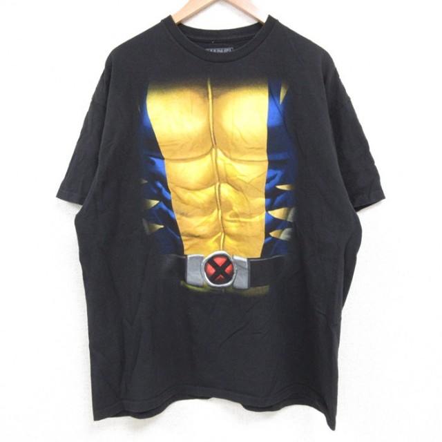 半袖Tシャツ マーベル エックスメン ブラック XL | 古着