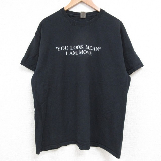 半袖Tシャツ YOU LOCK MEAN ブラック L | 古着