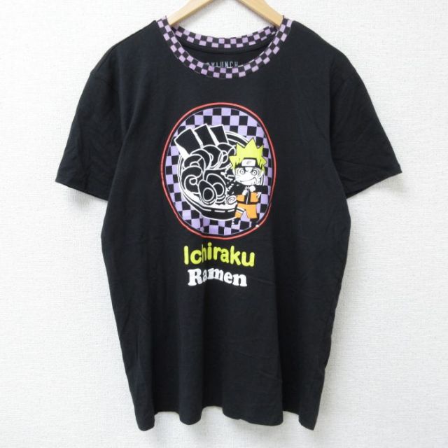半袖Tシャツ ナルト疾風伝 ブラック L | 古着