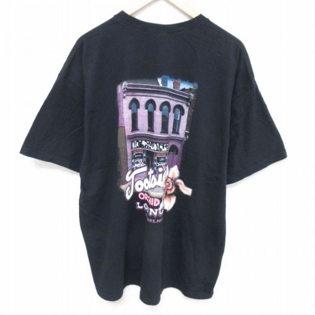 Jootsies 半袖Tシャツ 花 ブラック XL | 古着