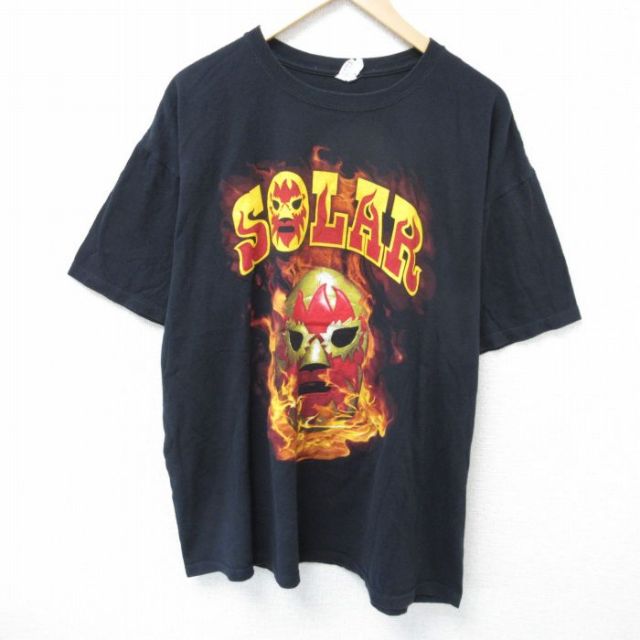 SOLAR 半袖Tシャツ ブラック XL | 古着