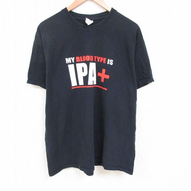 【50%OFF】半袖Tシャツ IPA ブラック XL | 古着