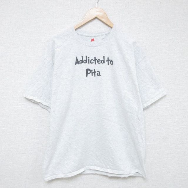 半袖Tシャツ 霜降り グレー XL | 古着