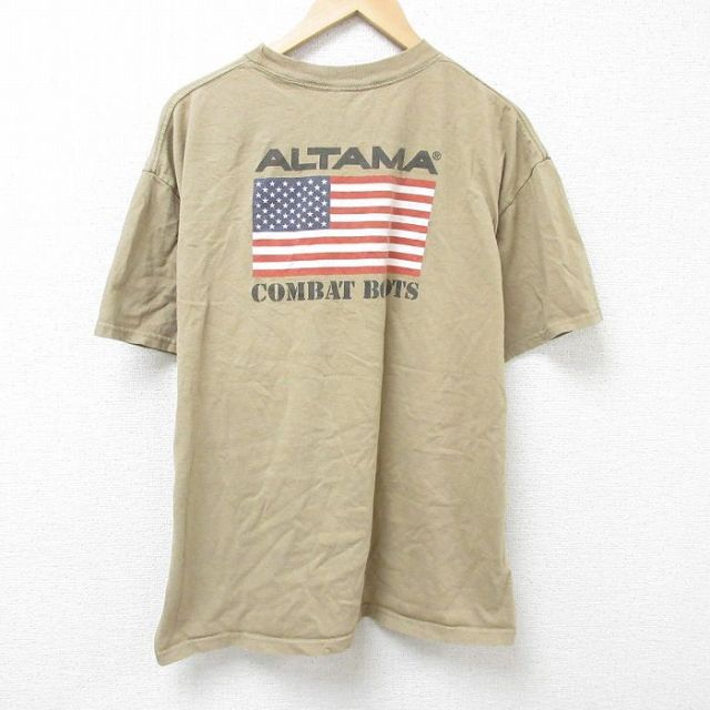 ALTAMA 半袖Tシャツ ベージュ XL | 古着