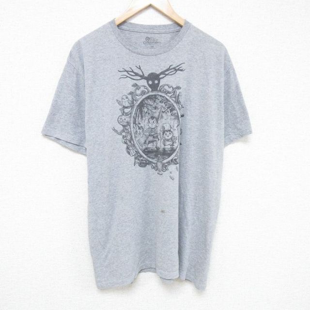 半袖Tシャツ オーバーザガーデンウォール グレー XL | 古着