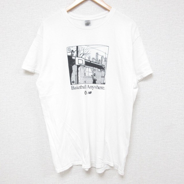 半袖Tシャツ バスケットボール ホワイト L | 古着