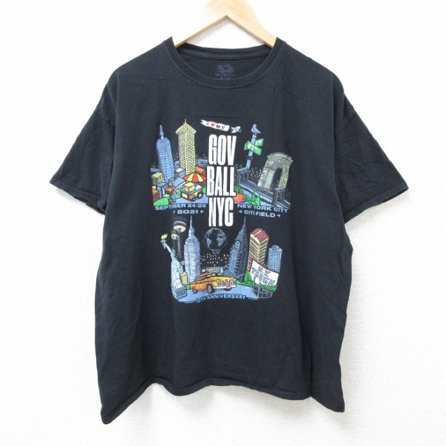 XL★古着 フルーツオブザルーム 半袖 Tシャツ メンズ ヒップホップ ラップ ビリーアイリッシュ エイサップロッキー コットン クルーネック 黒 ブラック 【spe】 25jun16 中古