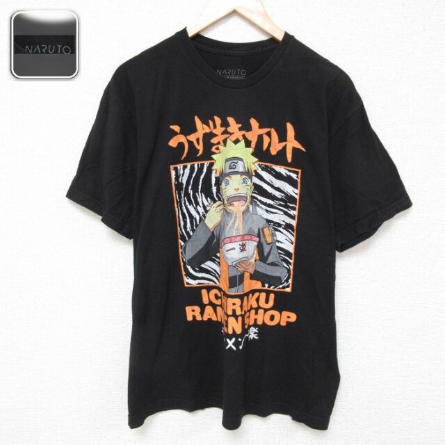 【50%OFF】半袖Tシャツ 一楽 ブラック XL | 古着