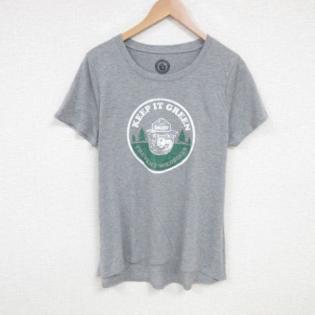 L★古着 半袖 Tシャツ メンズ KEEP クルーネック グレー 霜降り 25jun21 中古