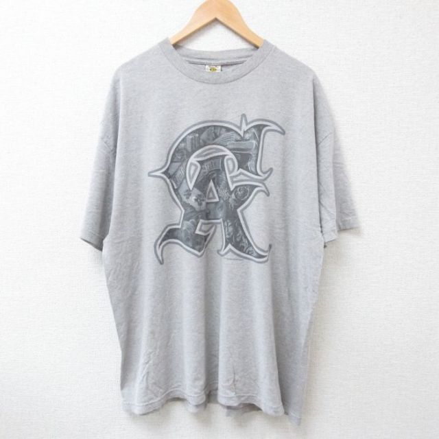 半袖Tシャツ 霜降り グレー XL | 古着
