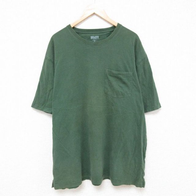 DULUTH TRADING 半袖Tシャツ 胸ポケット付き グリーン XL | 古着