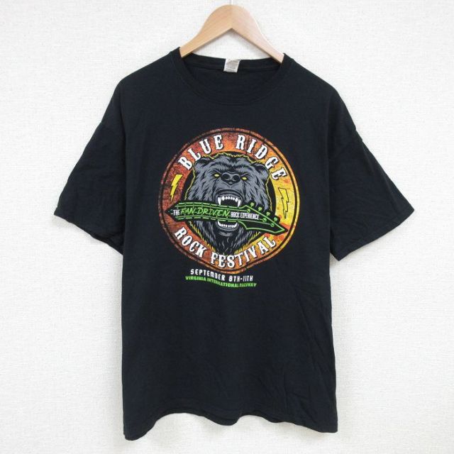 フルーツオブザルーム 半袖Tシャツ ロック バンド ブラック XL | 古着