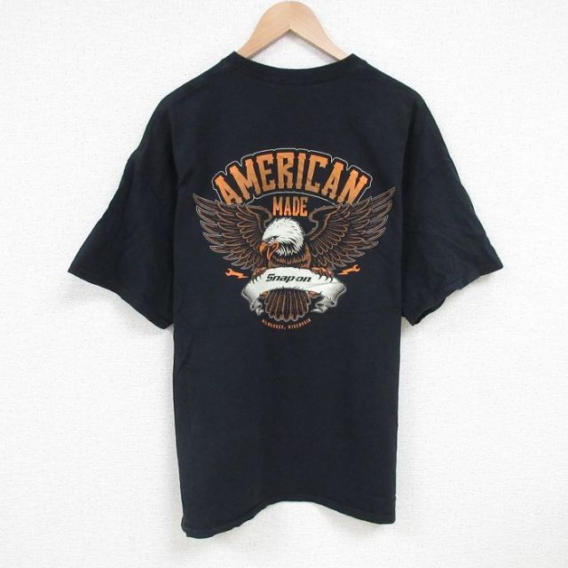 半袖Tシャツ 鳥 ブラック XL | 古着