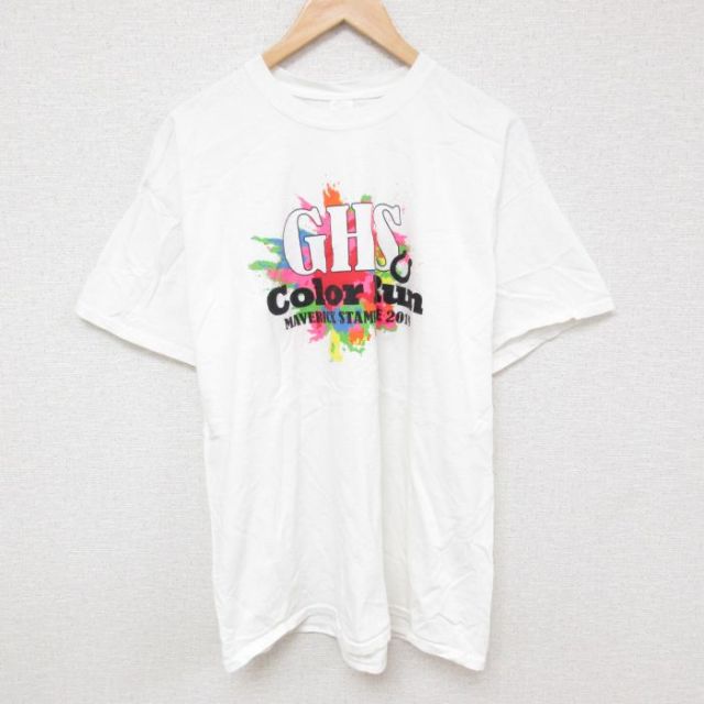 GHS 半袖Tシャツ 企業広告 ホワイト XL | 古着