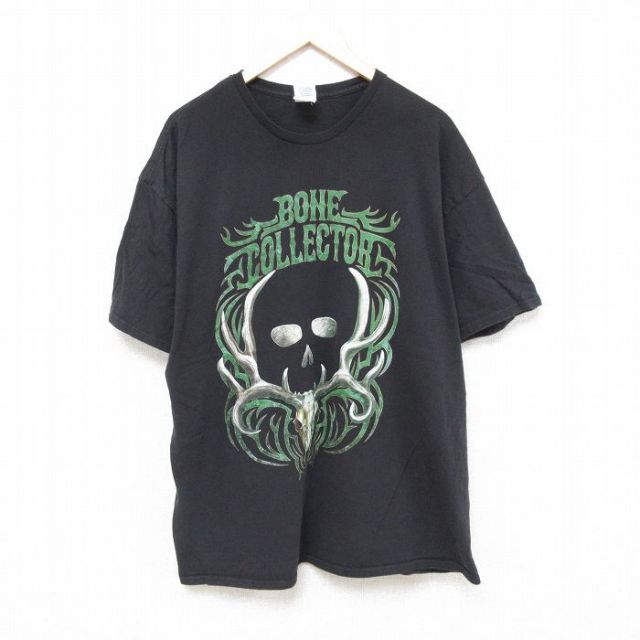 ボーンコレクター 半袖Tシャツ ブラック XL | 古着
