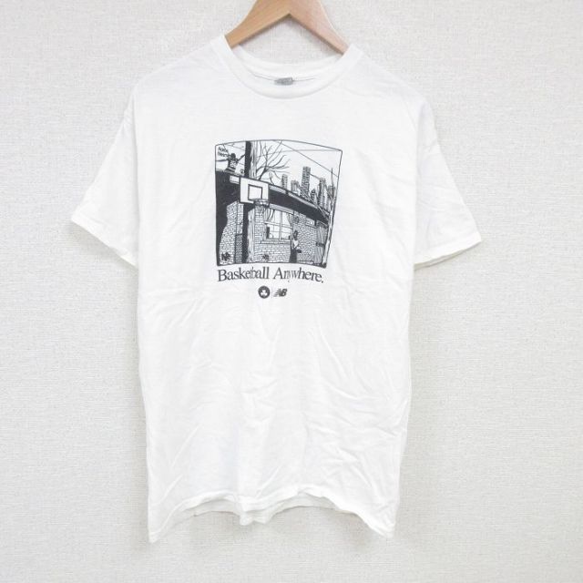 バスケットボール 半袖Tシャツ ホワイト XL | 古着