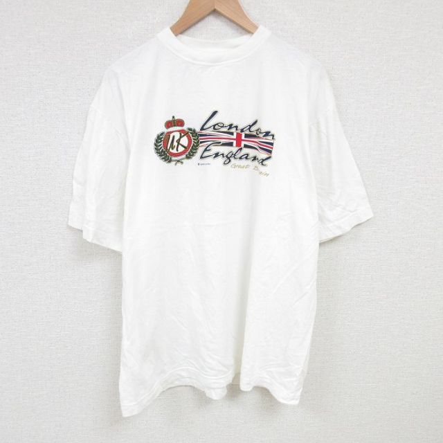 ロンドン 半袖Tシャツ ホワイト XL | 古着
