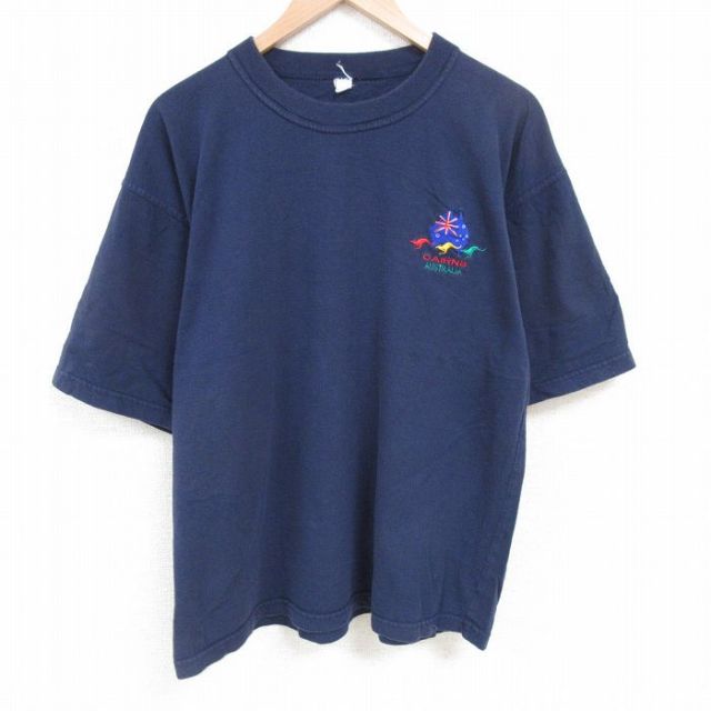 半袖Tシャツ ネイビー XL | 古着