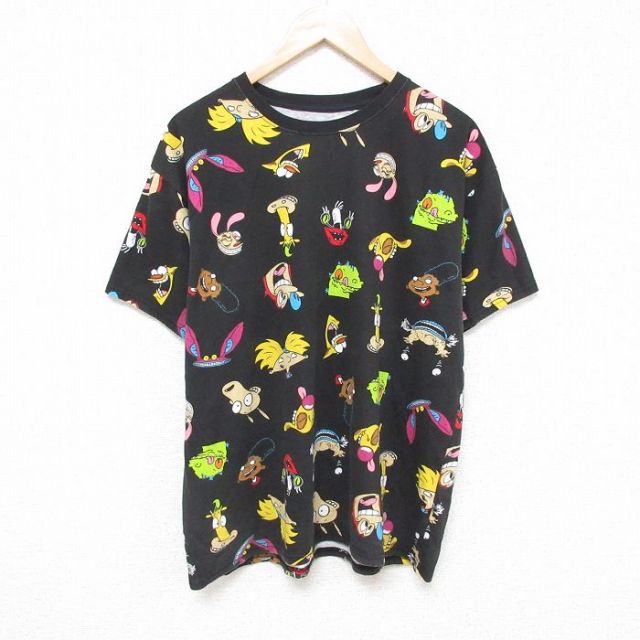 ニコロデオン 半袖Tシャツ ラグラック ブラック XL | 古着