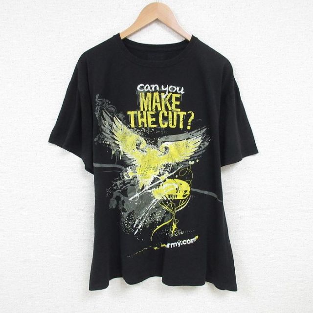 半袖Tシャツ 鳥 ブラック XL | 古着