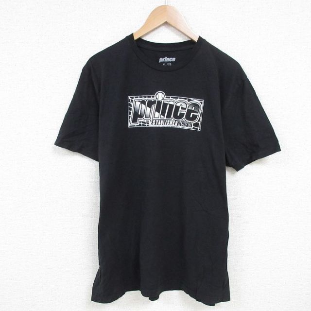prince 半袖Tシャツ ブラック XL | 古着