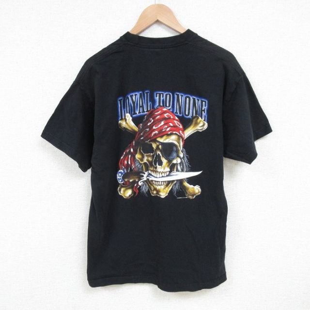 スカイパイレーツ 半袖Tシャツ ブラック XL | 古着
