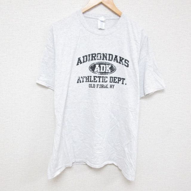 ADK 半袖Tシャツ 霜降り グレー XL | 古着