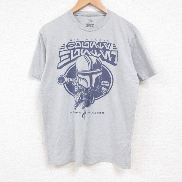 スターウォーズ 半袖Tシャツ マンダロリアン グレー M | 古着