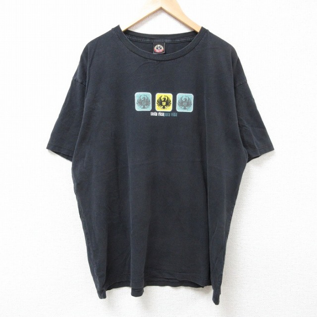 半袖Tシャツ コスタリカ ブラック XL | 古着