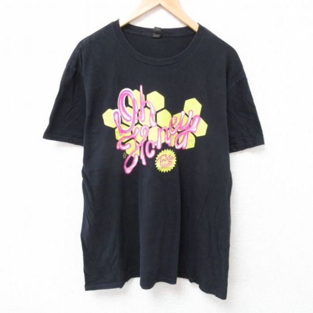 Tnixie 半袖Tシャツ ブラック XL | 古着