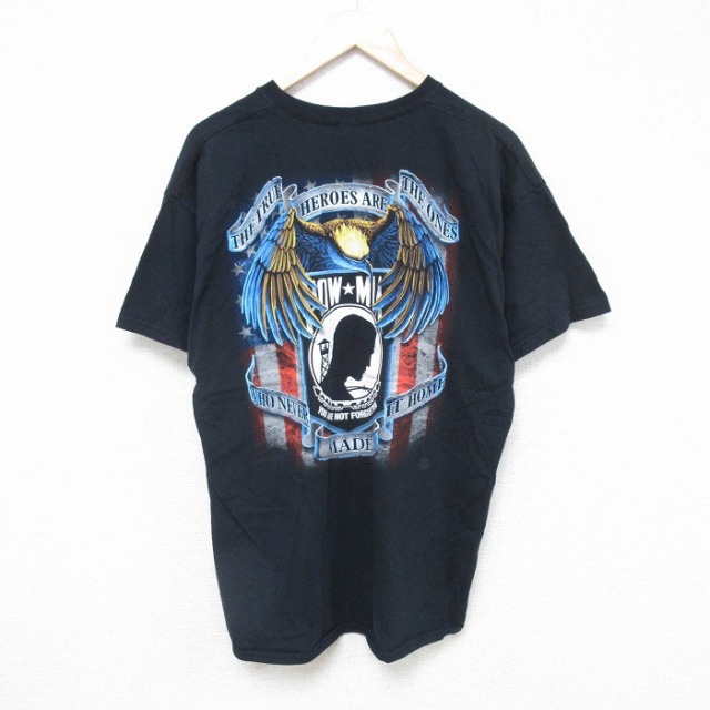 半袖Tシャツ POWMIA ブラック XL | 古着