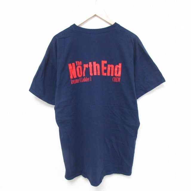 ノースエンド 半袖Tシャツ ネイビー XL | 古着