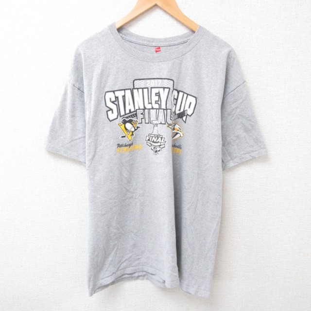 【50%OFF】ヘインズ 半袖Tシャツ ピッツバーグペンギンズ グレー XL | 古着