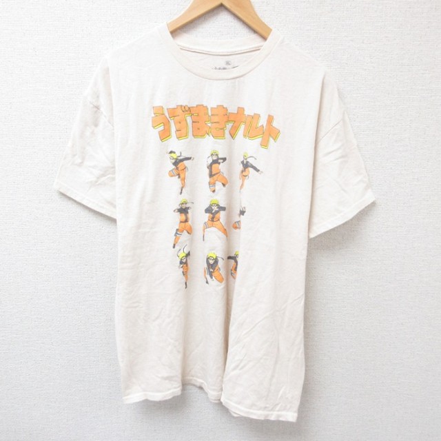 半袖Tシャツ ナルト疾風伝 ベージュ XL | 古着