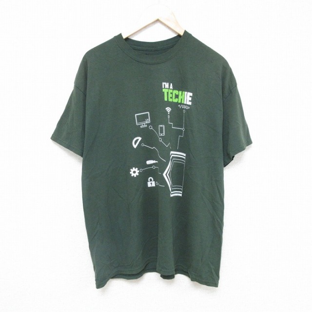 半袖Tシャツ グリーン XL | 古着