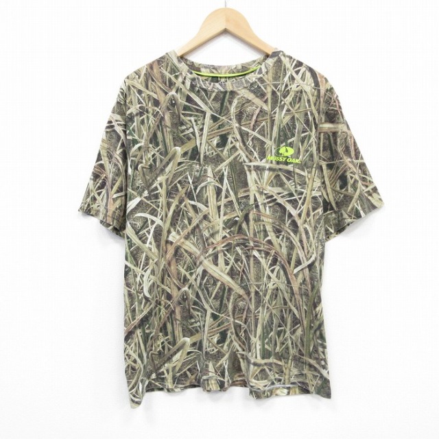半袖Tシャツ モッシーオーク グリーン迷彩 XL | 古着