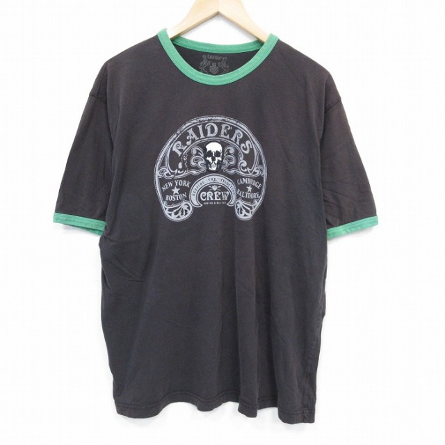半袖Tシャツ スカル グレー XL | 古着