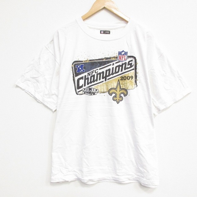 00s 半袖Tシャツ NFLニューオリンズセインツ ホワイト XL | 古着