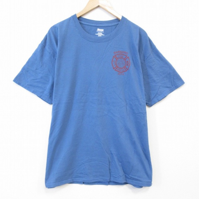 ヘインズ 半袖Tシャツ BARNARD ネイビー XL | 古着