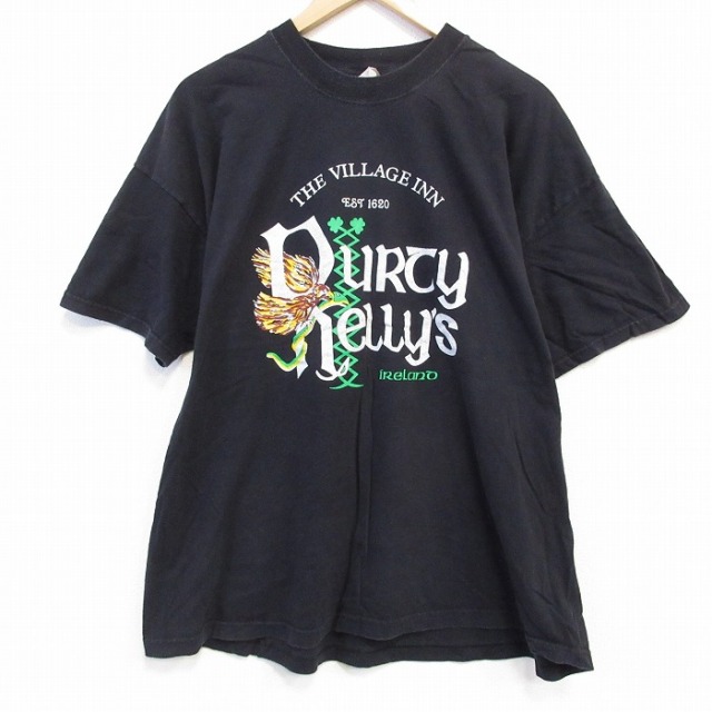 アイルランド 半袖Tシャツ ブラック XL | 古着