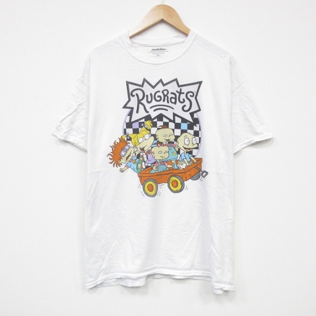 ニコロデオン 半袖Tシャツ ラグラッツ ホワイト XL | 古着