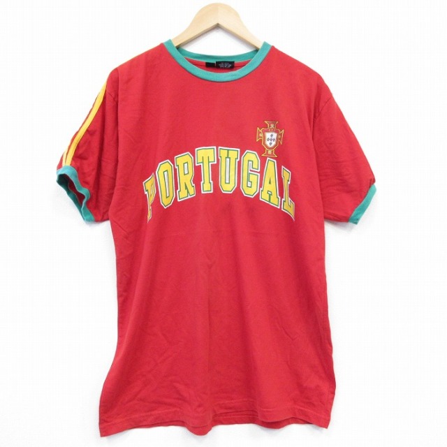 ポルトガル代表 半袖Tシャツ レッド XL | 古着
