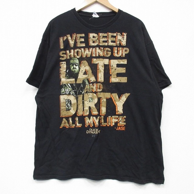 ダックダイナスティ 半袖Tシャツ ブラック XL | 古着